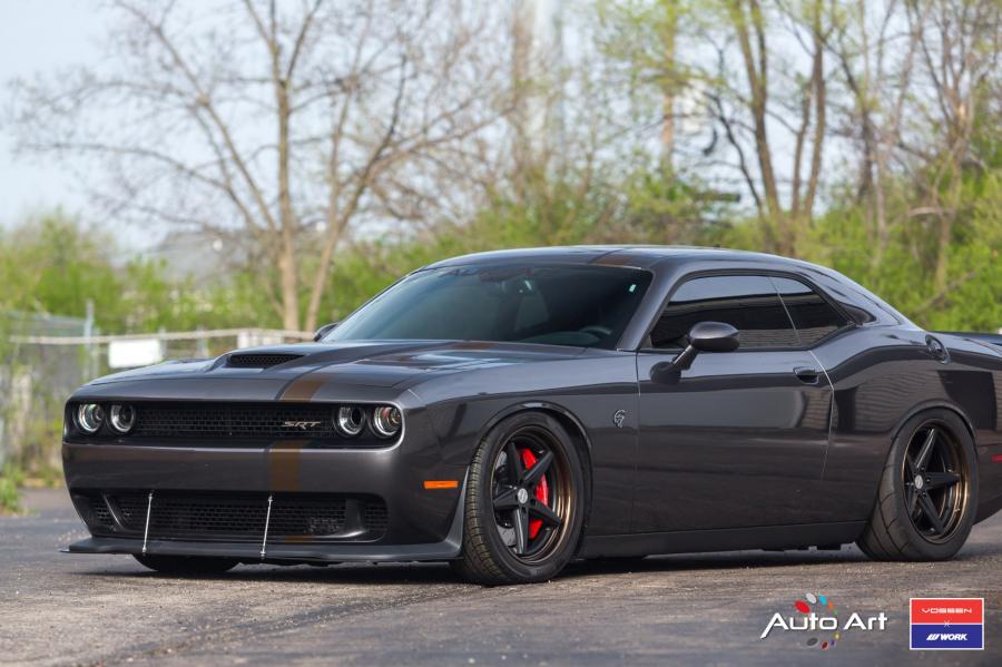 Dodge Challenger SRT X Work by The Auto Art on Vossen Wheels (VWS-3) '2017